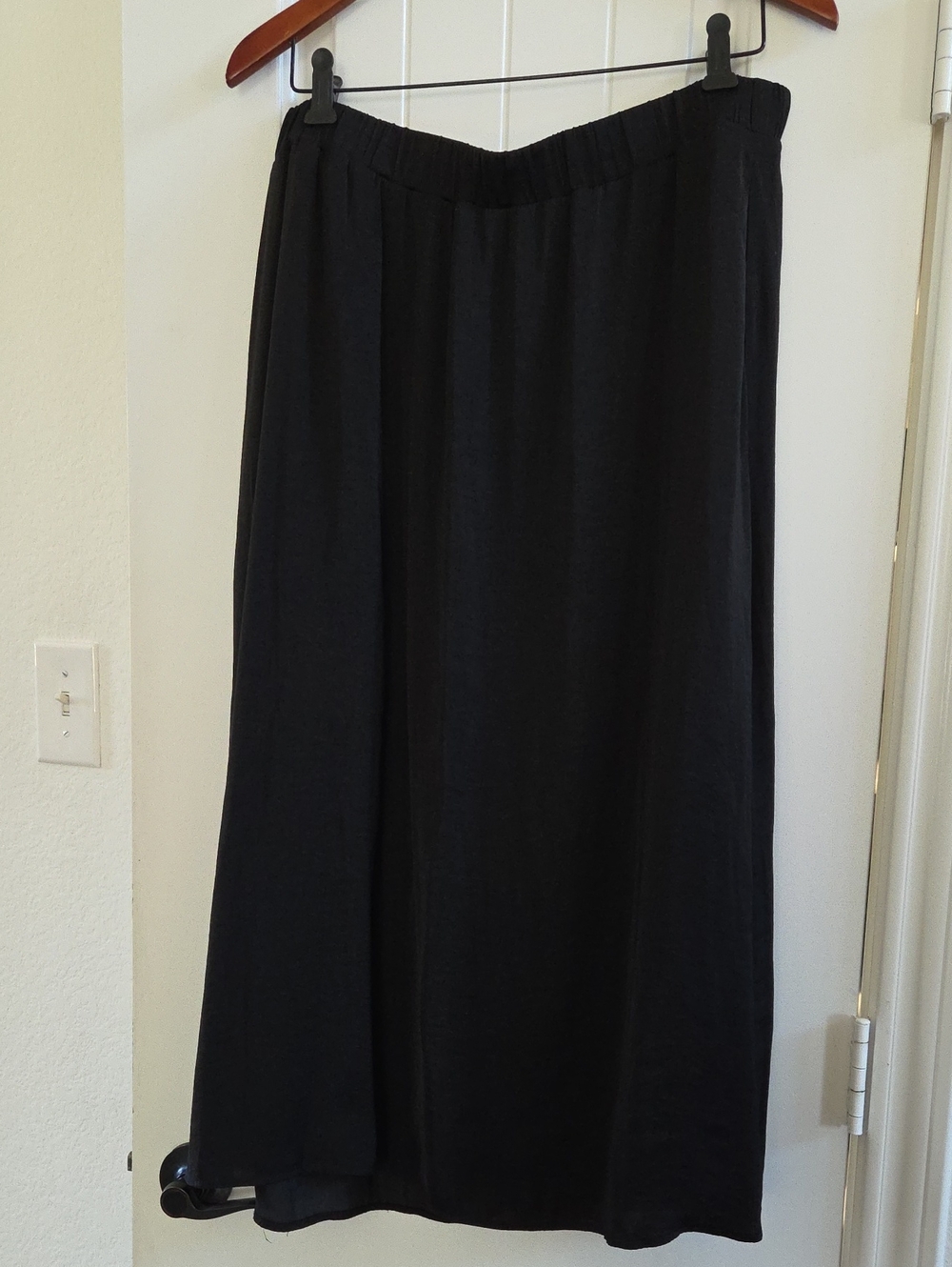 Seed Heritage Black Maxi Skirt with Elastic Waist